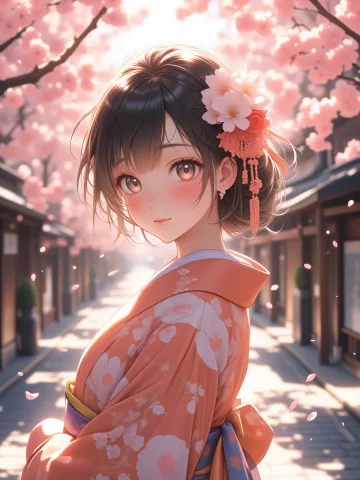 AIイラストの画風見本：雅(和風)