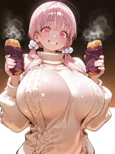 焼き芋の季節。湯気まで描けます