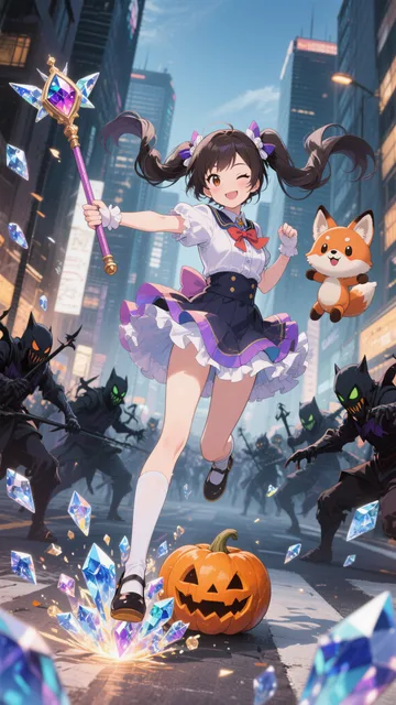 大都会の魔法少女