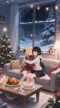 ［クリスマスイブからの告白］供養投稿③ — 百合ユーリさんのAIイラスト