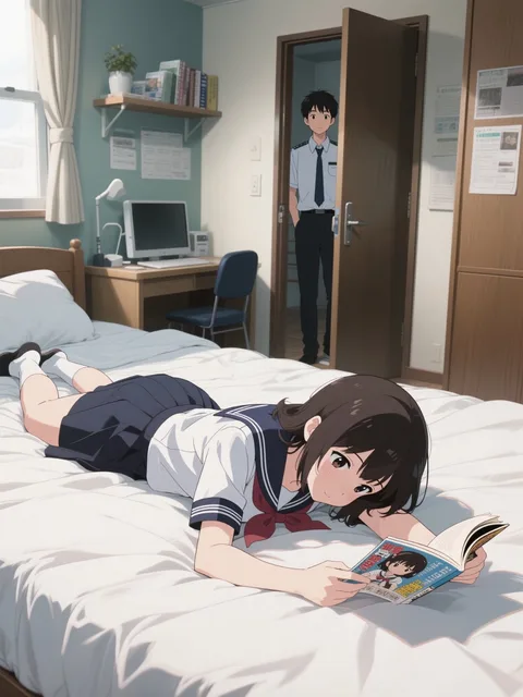 俺の部屋で漫画読むなよ(¯∇¯;)