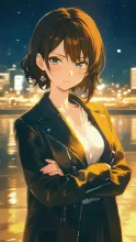 借りた上着·肌寒い夜に の投稿作品