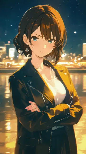 Draw a borrowed jacket.Over… - 借りた上着