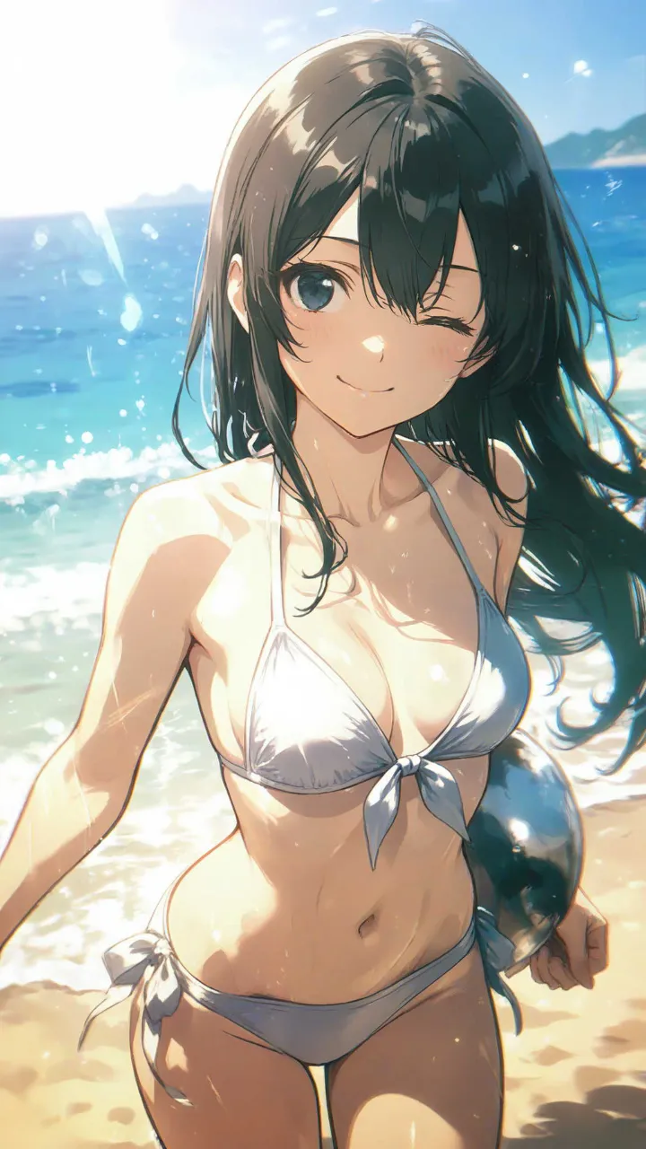 水着似合ってるかな?