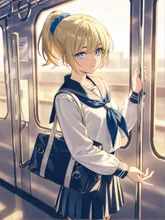 画像生成チャレンジ·電車通学🚃 の投稿作品