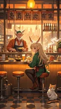 エルフ食堂の夜