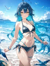 真夏のビキニ美女·灼ける太陽、弾ける素肌 の投稿作品