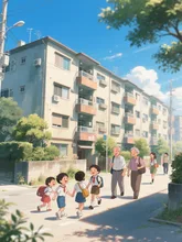 画像生成チャレンジ·団地 の投稿作品