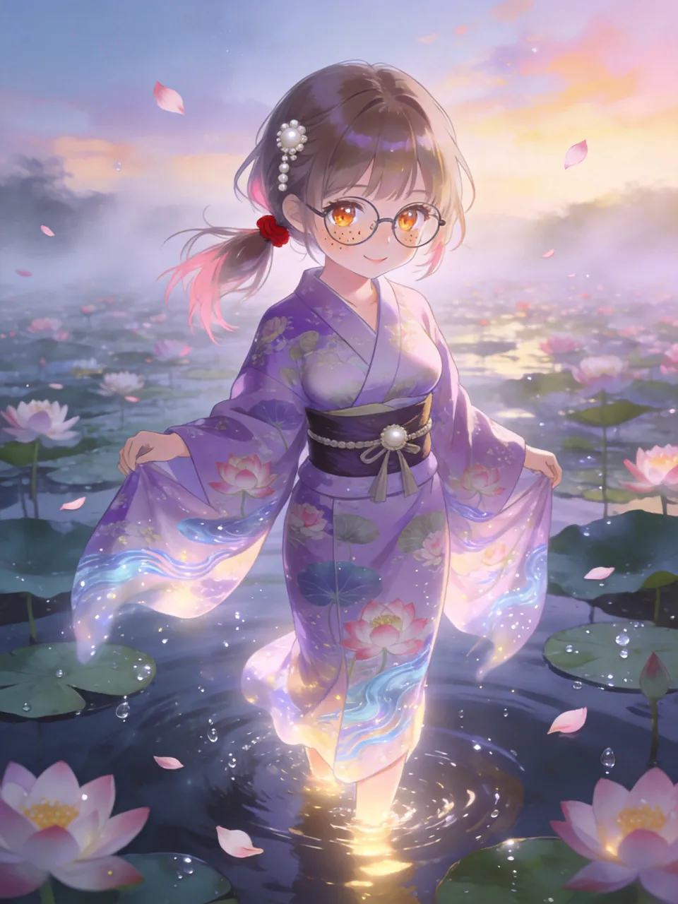 蓮池の菜摘。