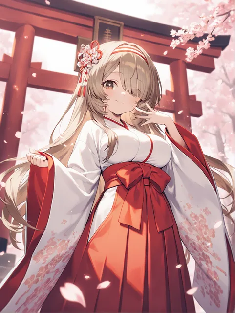 可愛い巫女