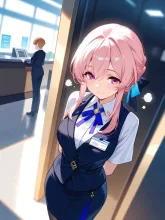 受付嬢…お疲れ様です💕