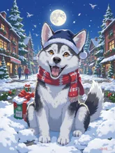 ドジっ子ハスキーと楽しいクリスマス