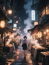 湯気の向こう側·チャレンジ の投稿作品