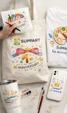画像生成チャレンジ·SUPPART周年記念グッズ の投稿作品