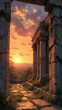 Temple at Dusk