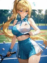 夏のテニス少女·真夏のコート の投稿作品