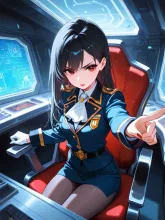 宇宙船のクルー·ワープ前の艦橋 の投稿作品