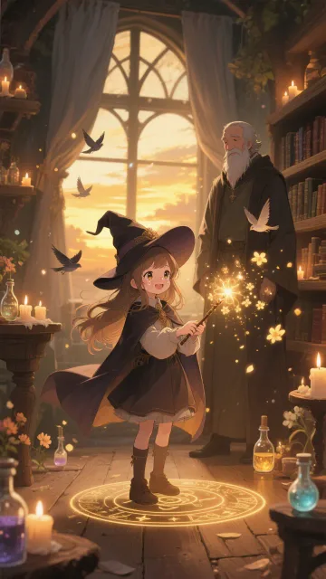 ultra high resolution anime… - 小さな魔法使いの修行