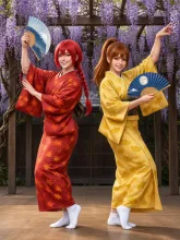 双子と扇子と日本舞踊