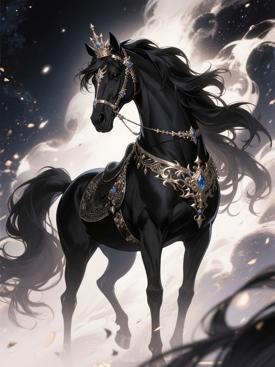 漆黒の馬
