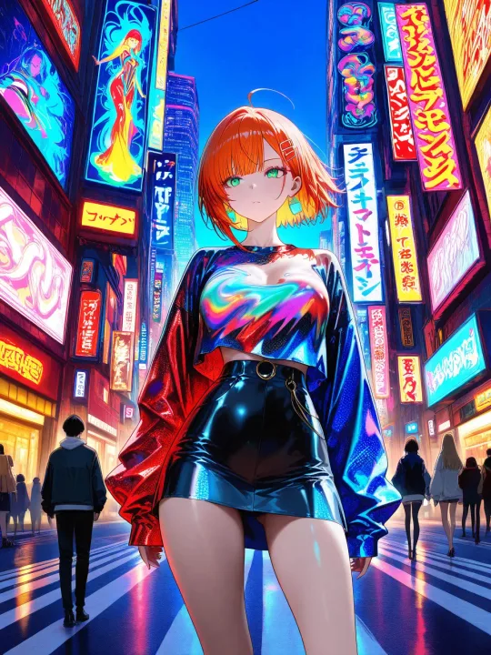 Artwork "ネオンに溶ける" made with SUPPART