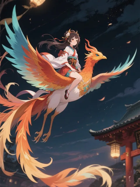 巫女とフェニックス