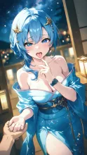 七夕の織姫·星降る七夕の夜 の投稿作品