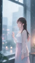 S　雨粒の向こうに、君を想う
