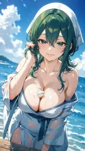海女·潮風に輝く、海の乙女 の投稿作品
