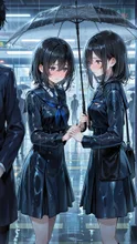 雨の温もり — 百合ユーリさんのAIイラスト