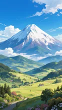 富士山の風景 — 風景イラストのAIイラスト|SUPPART