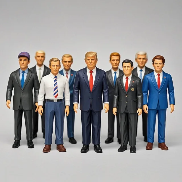 フィギュア化されたトランプと政治家たち - イベント 第27弾