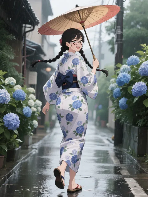 「穂蔵 灯子(ほのぐら とうこ)」と紫陽花通り
