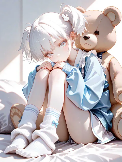slender. Girl. White…