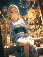 夏祭りギャル·夏祭りの夜 の投稿作品
