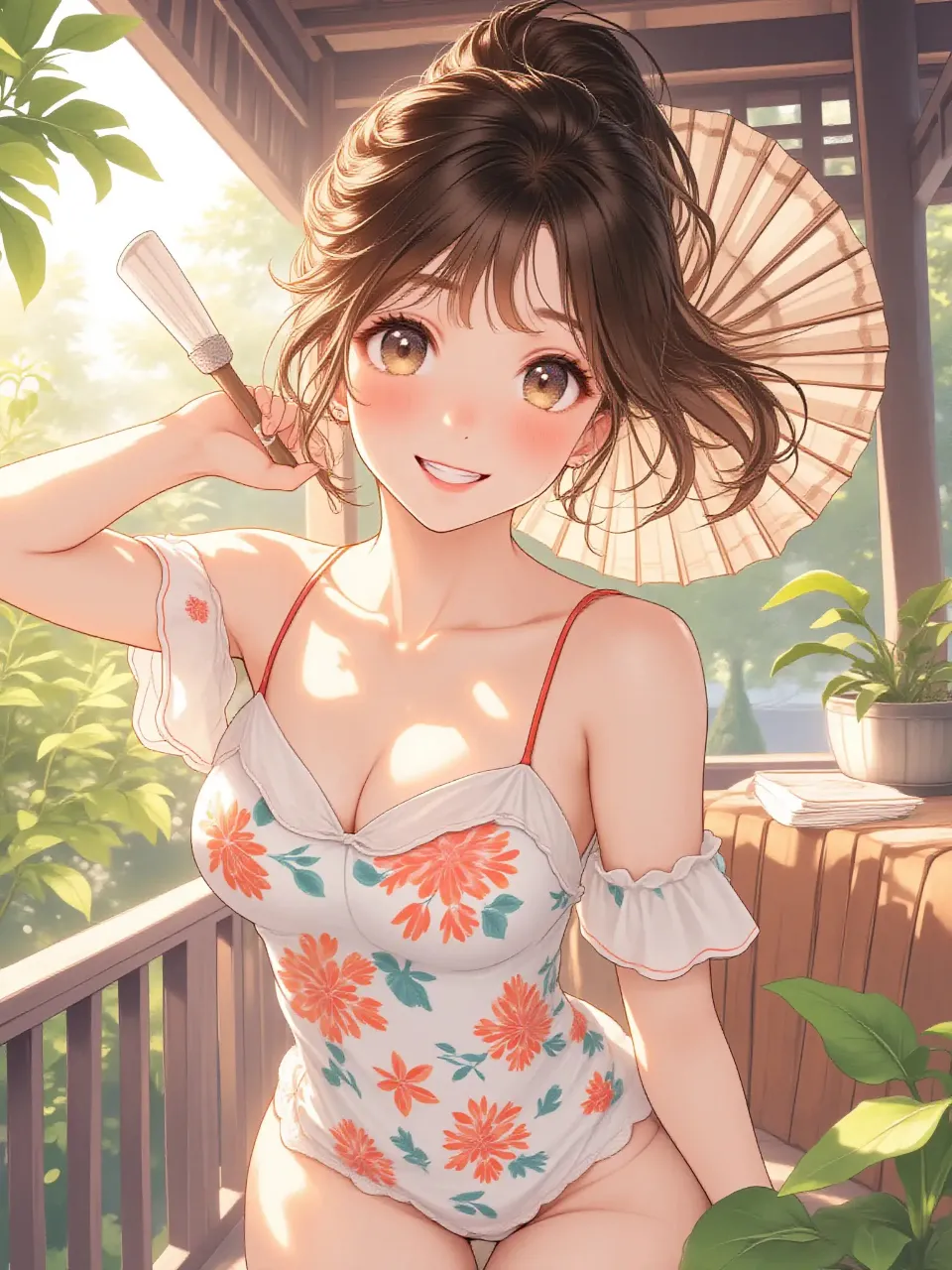 残暑見舞い — naoxさんのAIイラスト