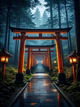 千本鳥居(京都) — SUPP4454303さんのAIイラスト