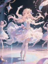 画像生成チャレンジ·舞う少女 の投稿作品