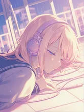 何してるんだろう色んな感情で泣くこともなかった思春期 — ヘッドホンイラストのAIイラスト|SUPPART