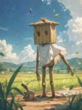 案山子·ひとりで見張る の投稿作品