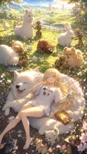 もふもふの姫えるふちゃん♡w