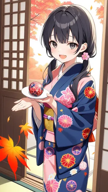 D 彩り秋めく