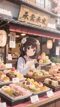 老舗の看板娘 — Mitsuhiro NishitaniさんのAIイラスト