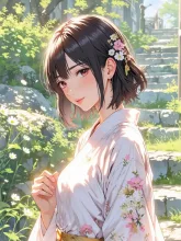単衣を着た紅夜さん