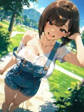 汗と制服·シャツが張りつく の投稿作品
