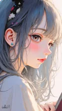 読書するあの子