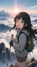 山頂からの絶景·今宵チャレンジ の投稿作品