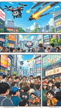 渋谷スクランブル交差点の子猫
