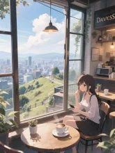 坂の上の喫茶店