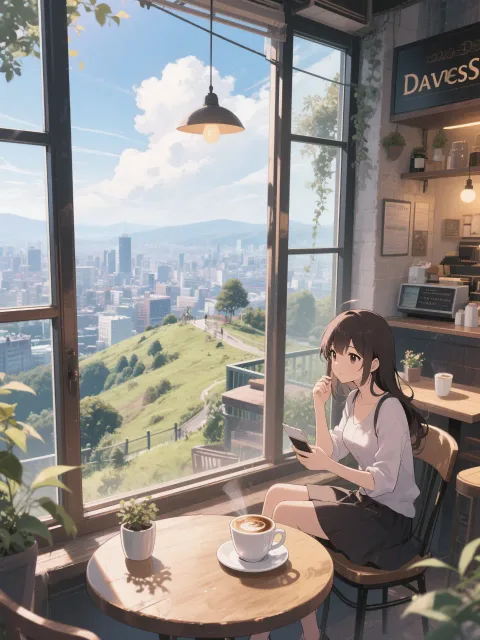 坂の上の喫茶店